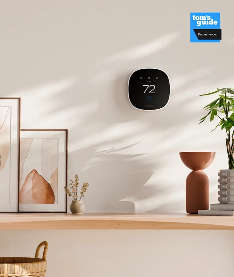 ecobee Smart Thermostat Essential installed in a Dubai apartment