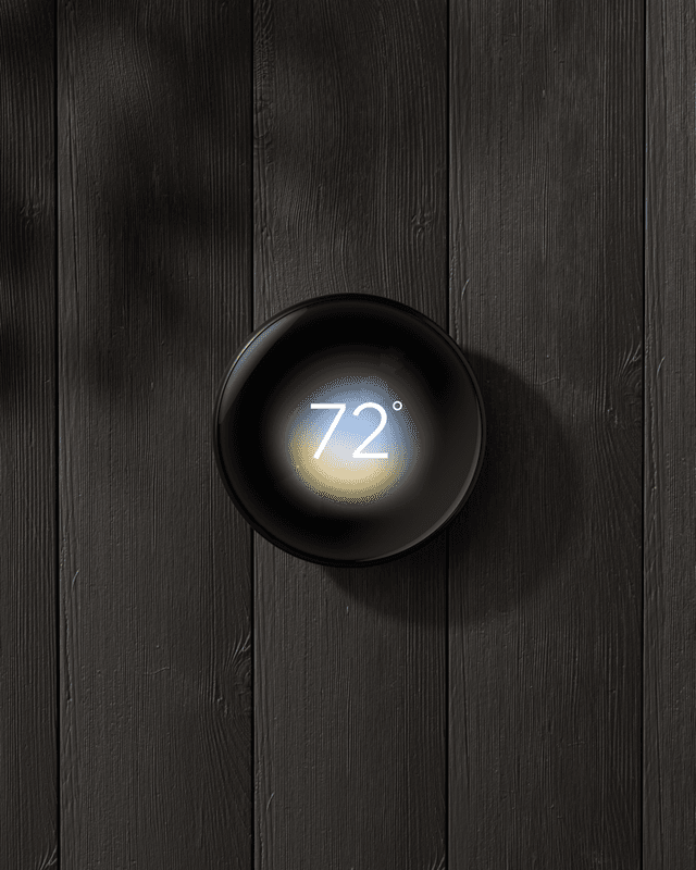 Google Nest Learning Thermostat 4th Generation professionally installed in a Dubai home